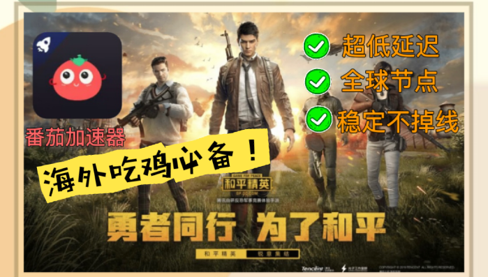 在国外玩和平精英用什么加速器教程